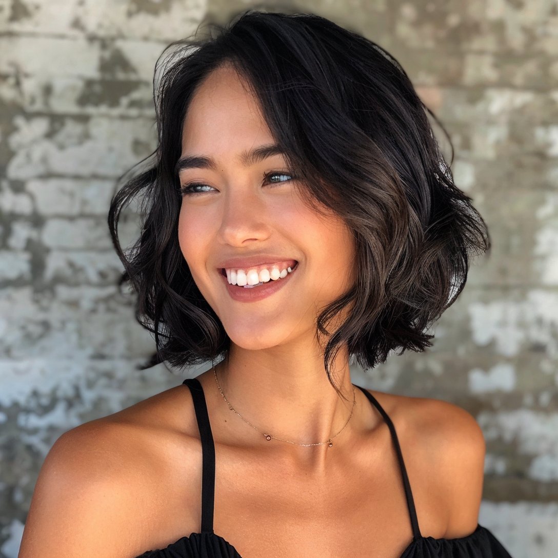 magnific CkhT1lmWQg20JgPCYead Tousled Razor Cut Bob with a Modern Twist