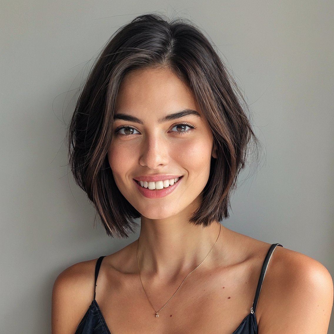 magnific QBn109HEW8ks4nFCe32N Razor Cut Bob with Subtle Face Framing Layers