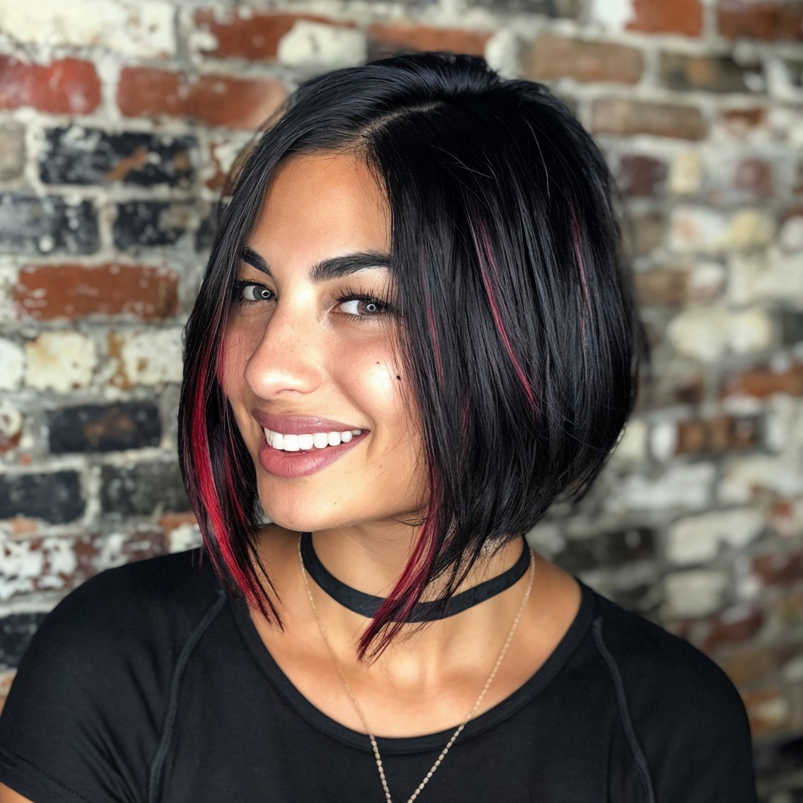magnific RJetLYR93cEDsZjpLJXY Razor Cut Bob with Bold Color Accent