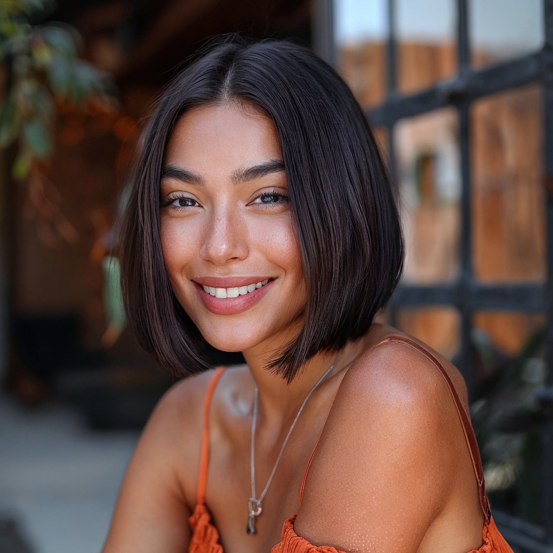 magnific WrERbVfMCWfqvIJf4Dga Chin Length Bob with Razored Ends