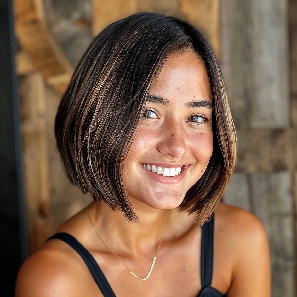magnific pQPbyiG7tQr3BjQyu3vp Razor Cut Bob with Subtle Balayage