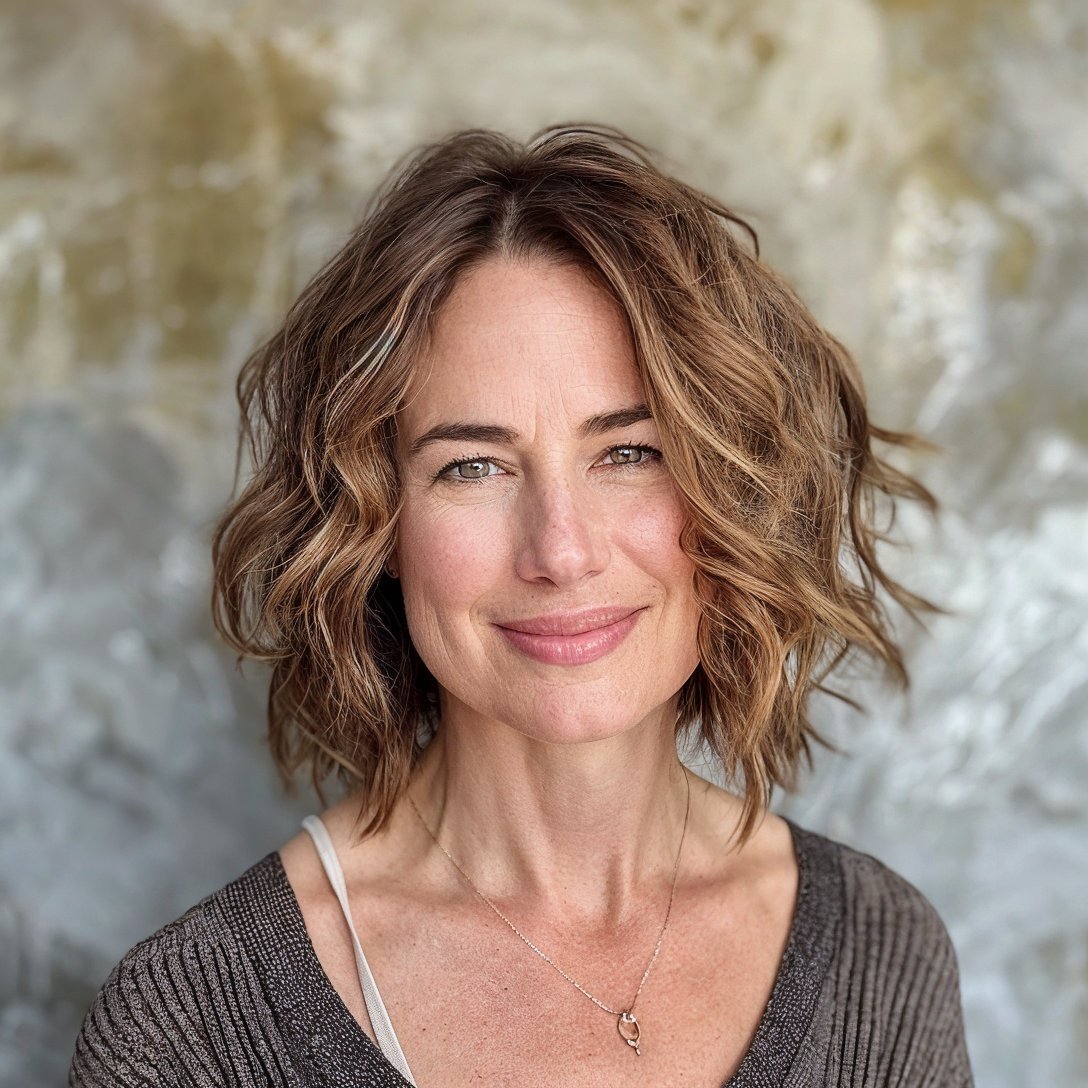 magnific AgijiDltovelmdTIOXyq Wavy Bob with Subtle Face Framing Layers