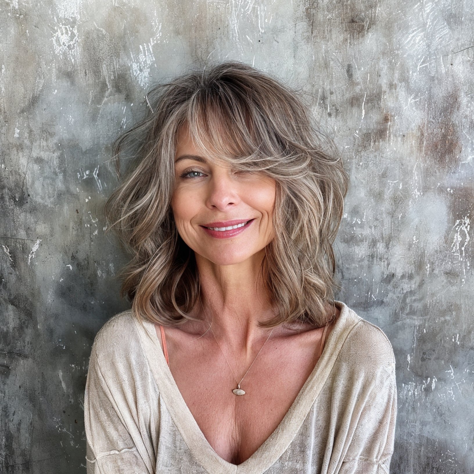magnific Mfp8azxtTAQZCMpwAiQo Lob with Choppy Layers and Subtle Highlights