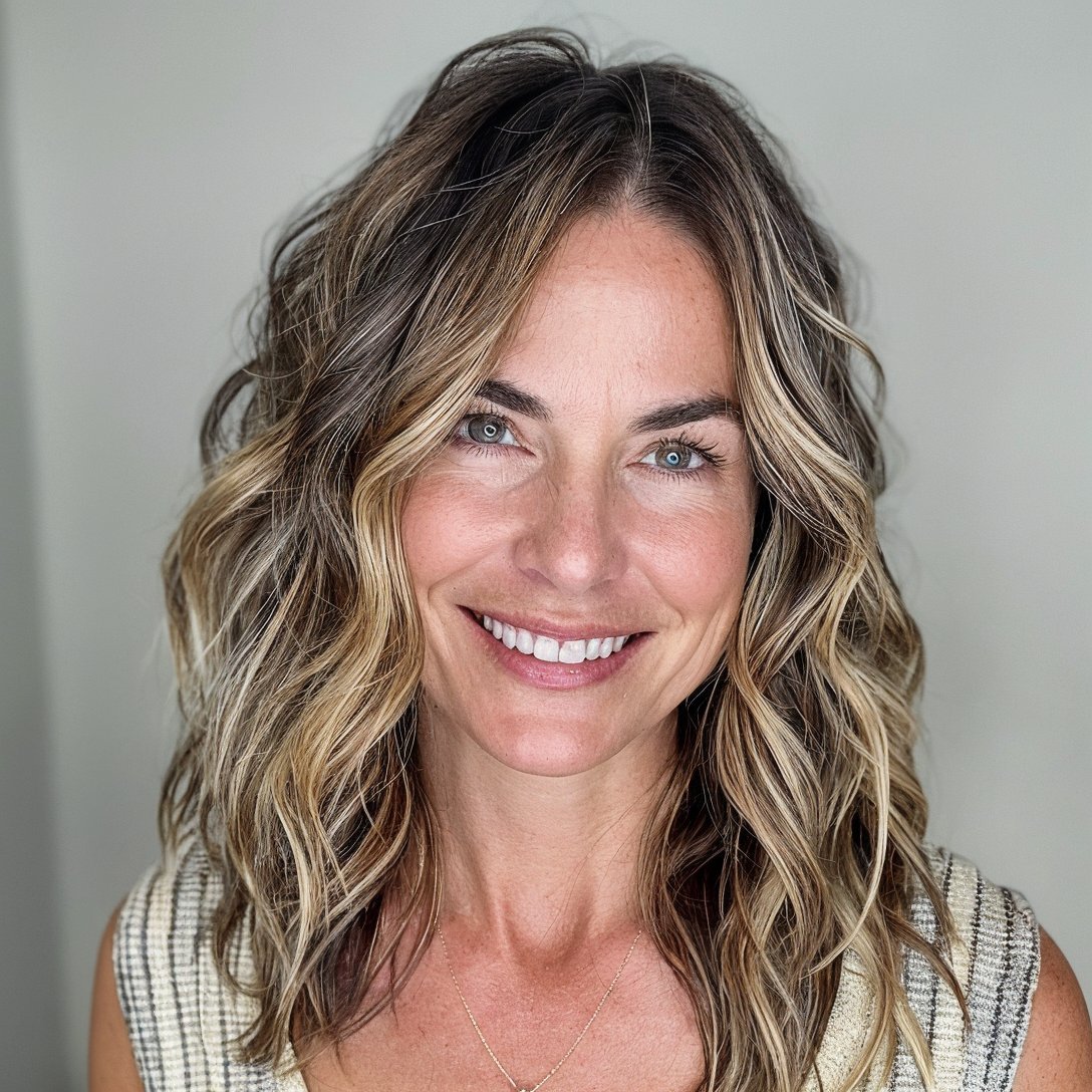 magnific NAGe1e663ssFgysBqslF Shoulder Length Waves with Subtle Balayage