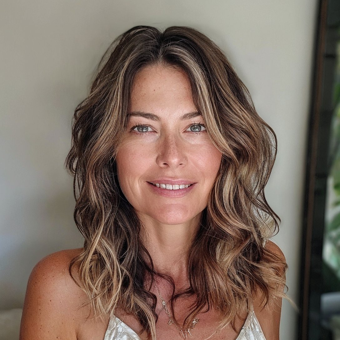 magnific YuDeDO3ale4iXQmSVYHO Shoulder Length Waves with Subtle Highlights