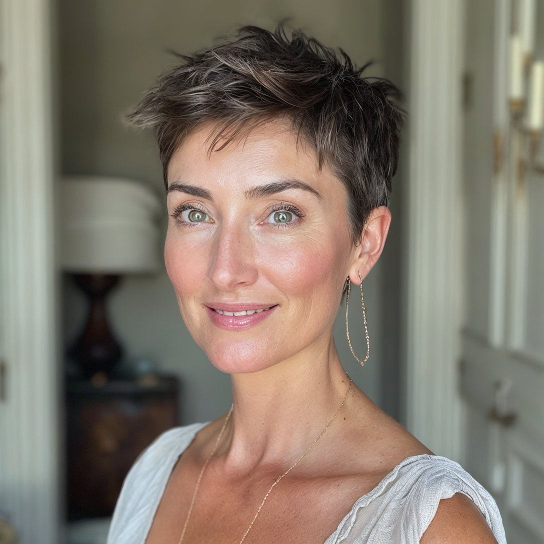 magnific eAwUXp8UA73yUh8MZMDg Razor Cut Pixie for Oval Faces
