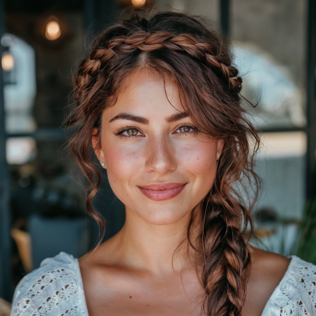 magnific elYHOAwpTQl2dD733im7 Wavy Hair with Side Braids