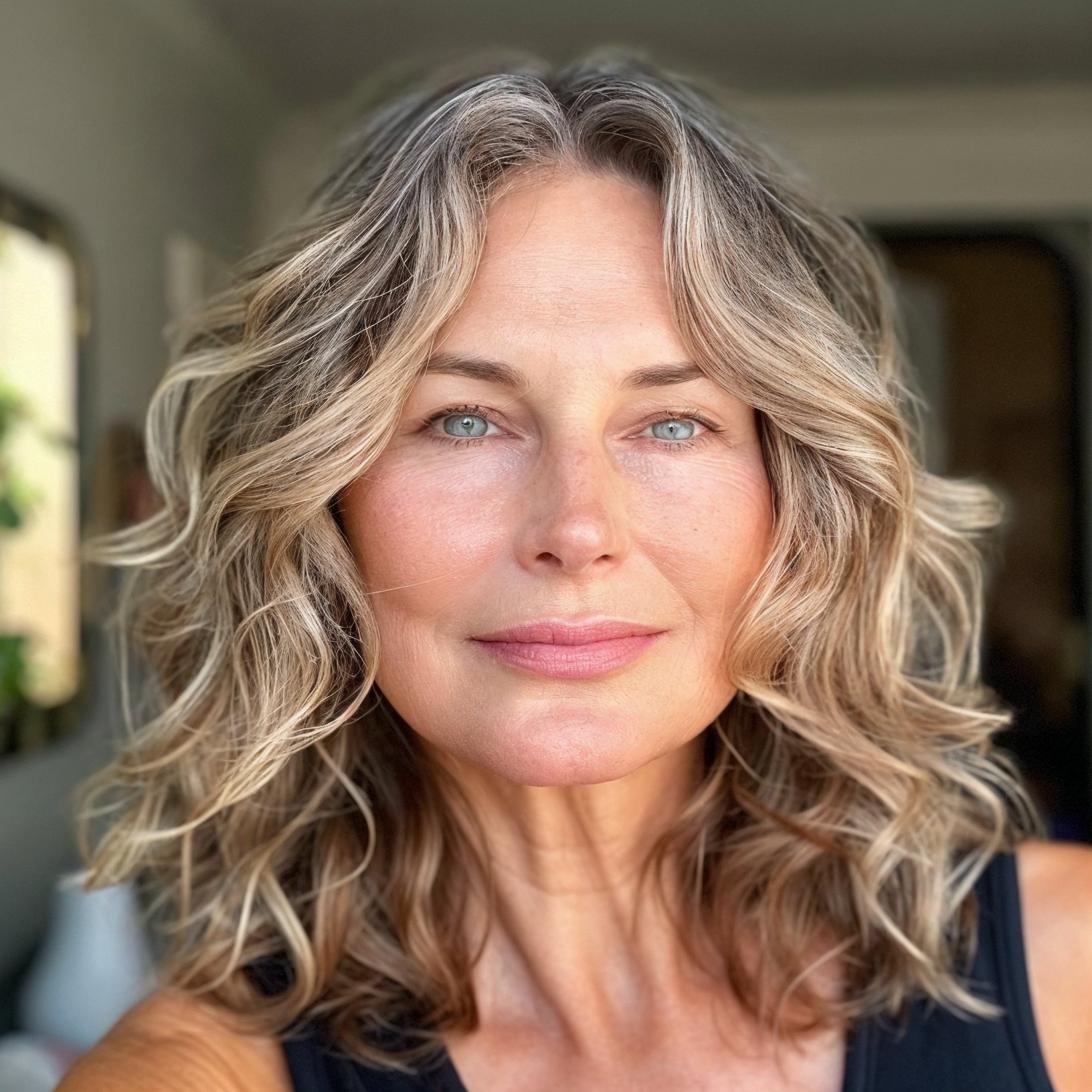 magnific fVIsoUcNffivH38AyEeA Wavy Lob with Sun Kissed Balayage