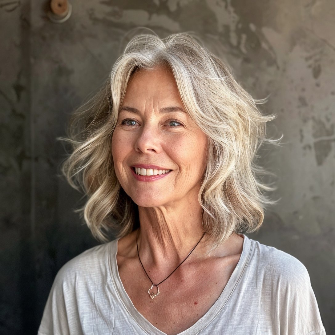 magnific hOum6ZuIjjIB2OzkCeuk Tousled Wispy Bob with Beachy Waves