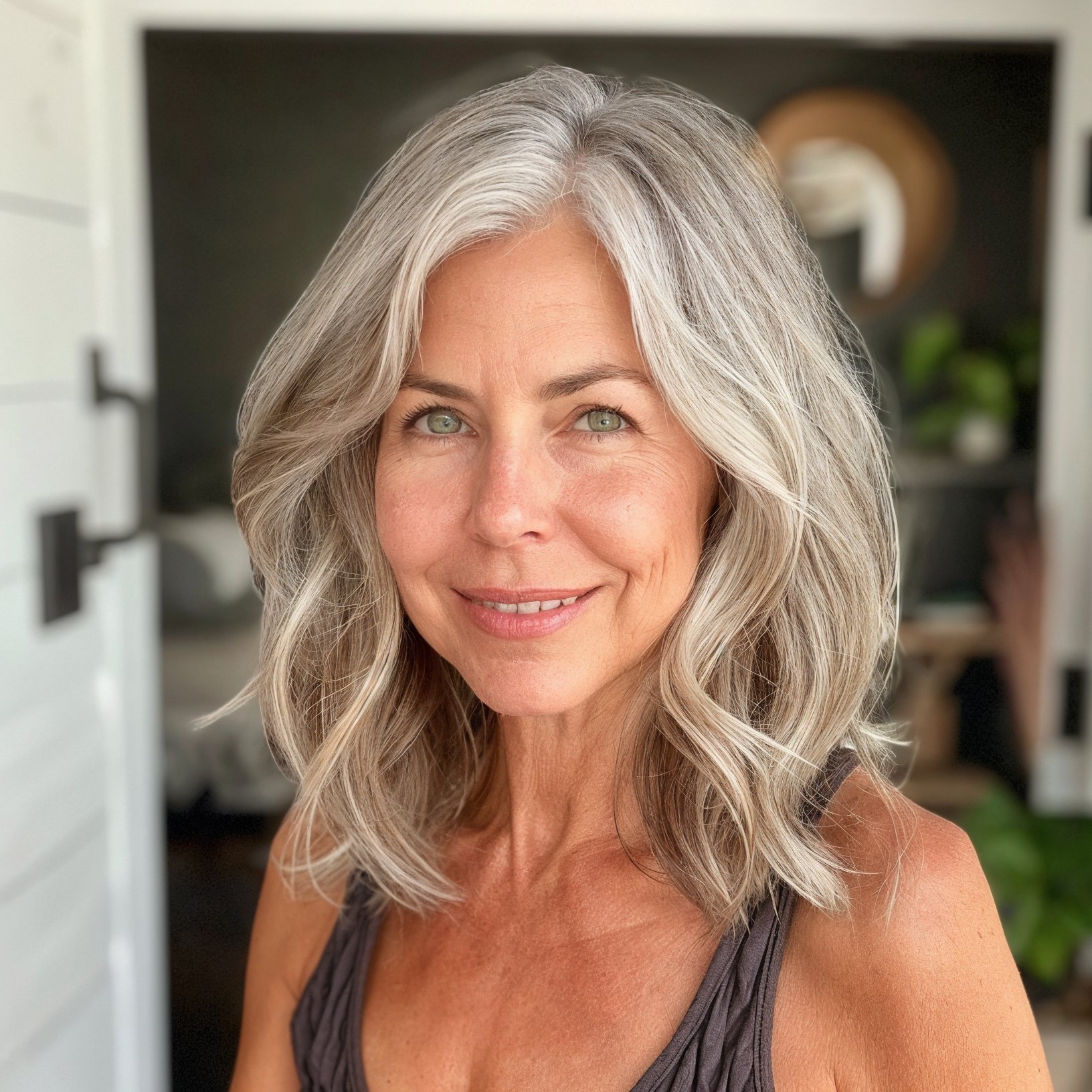 magnific mXJXnVdqAhDNwNBMrrYt Blunt Lob with Subtle Waves