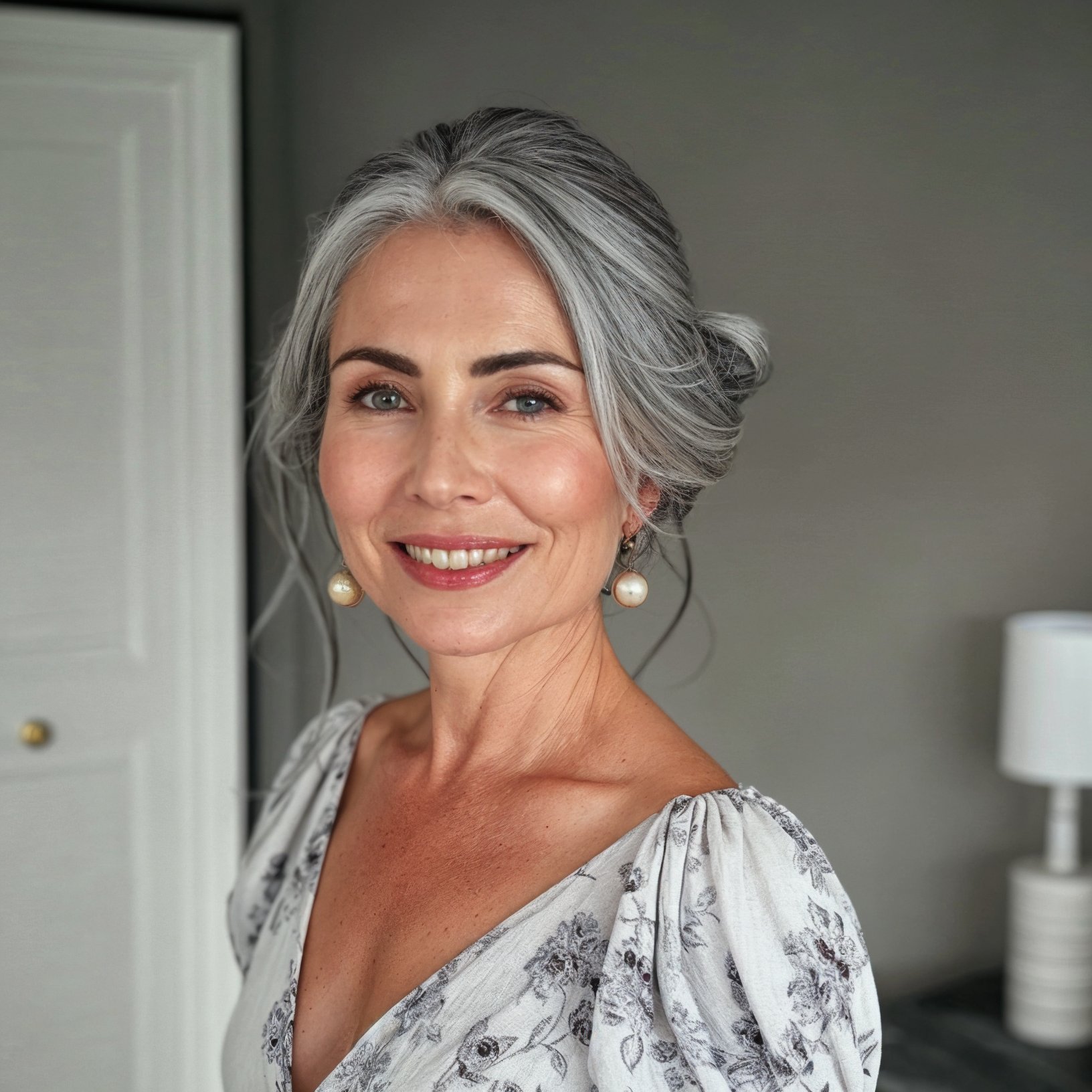 magnific thIytCyQS5wwFlyTs915 Classic Chignon with a Soft Gray Touch