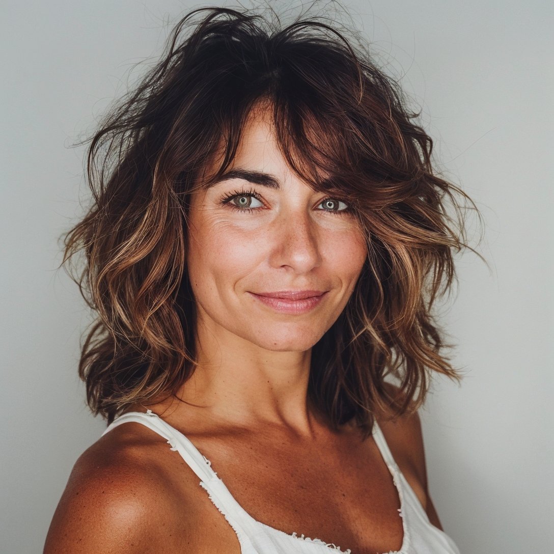 magnific yB47iCA3sSv9npydLctJ Wavy Lob with Side Swept Bangs