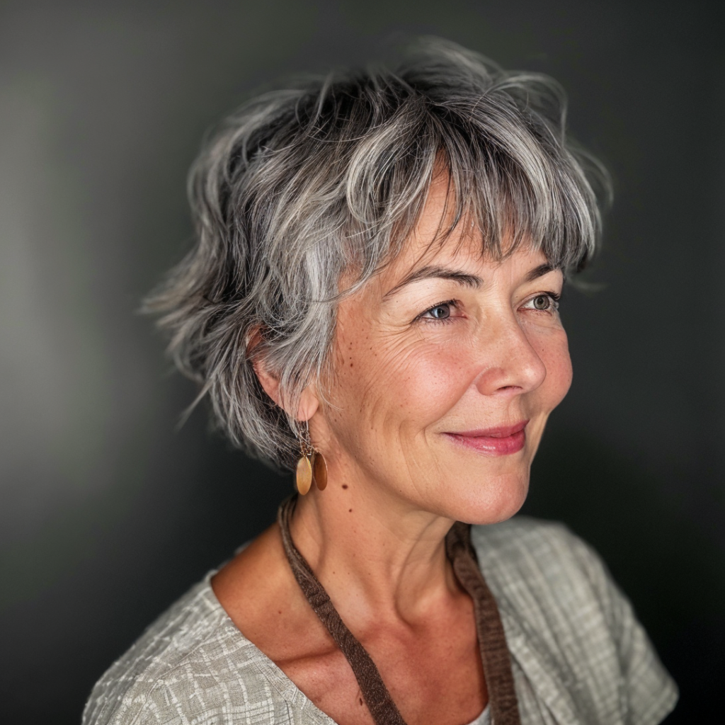 42 Most Popular Shaggy Pixies for Women Over 60