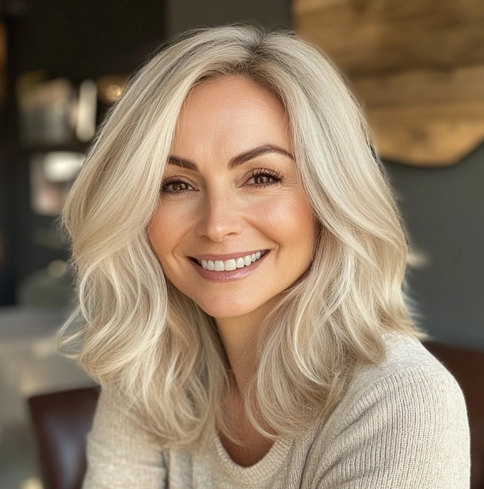 Buttery Blonde Bouncy Blowout
