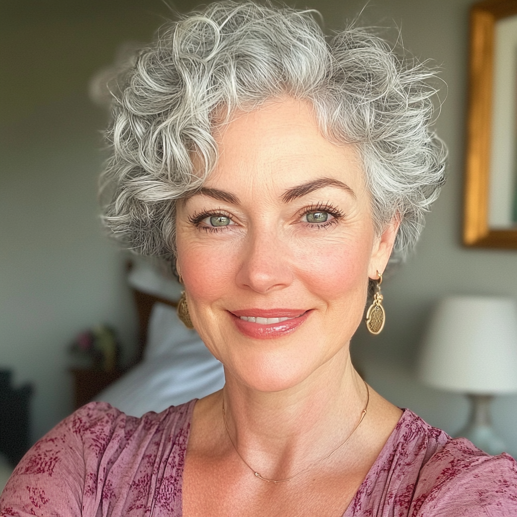 capecod8999 A pretty 50 year old woman with Curly Gray Pixie 7527cfe7 1359 40d2 b025 3f4f8ac5149a 3