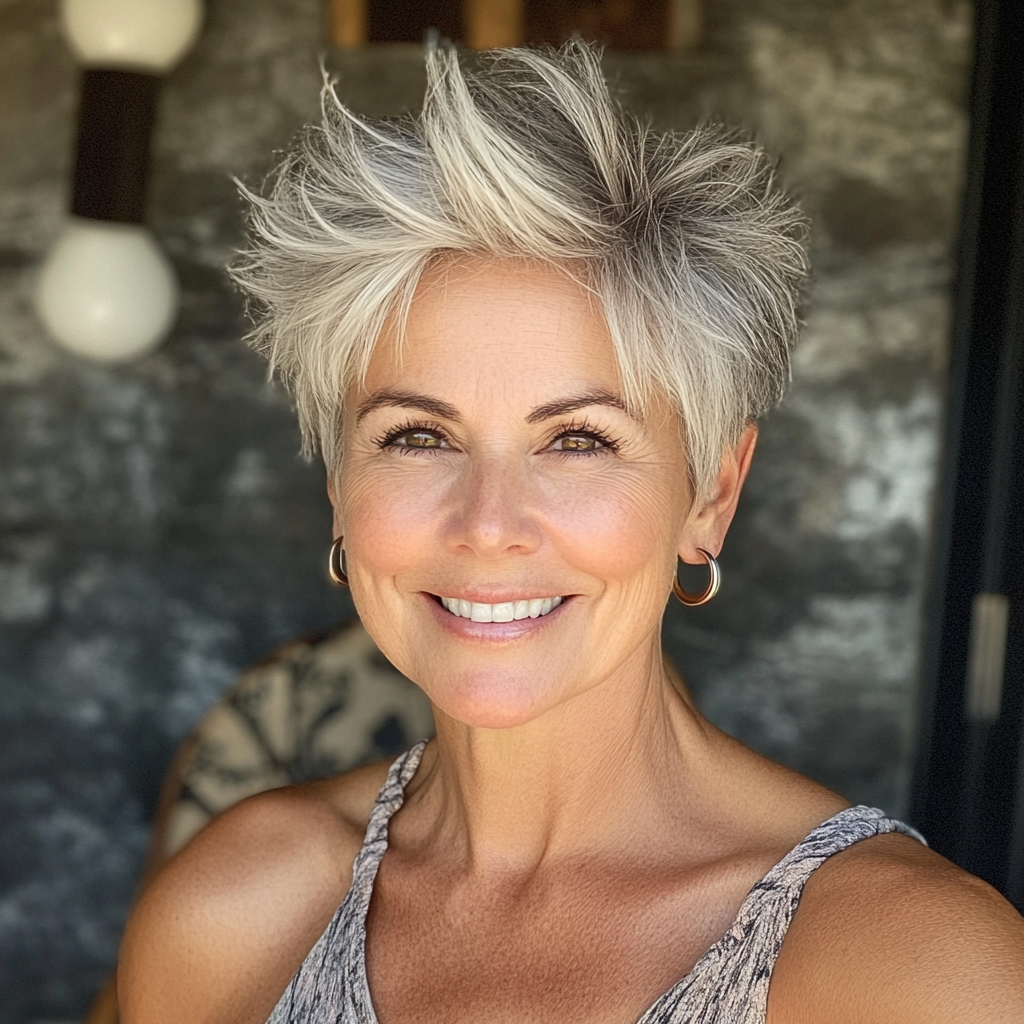 capecod8999 A pretty 60 year old woman with a Short Spiky Cut 9289ff60 28c7 4f2e bbe6 6acd54cd204e 0