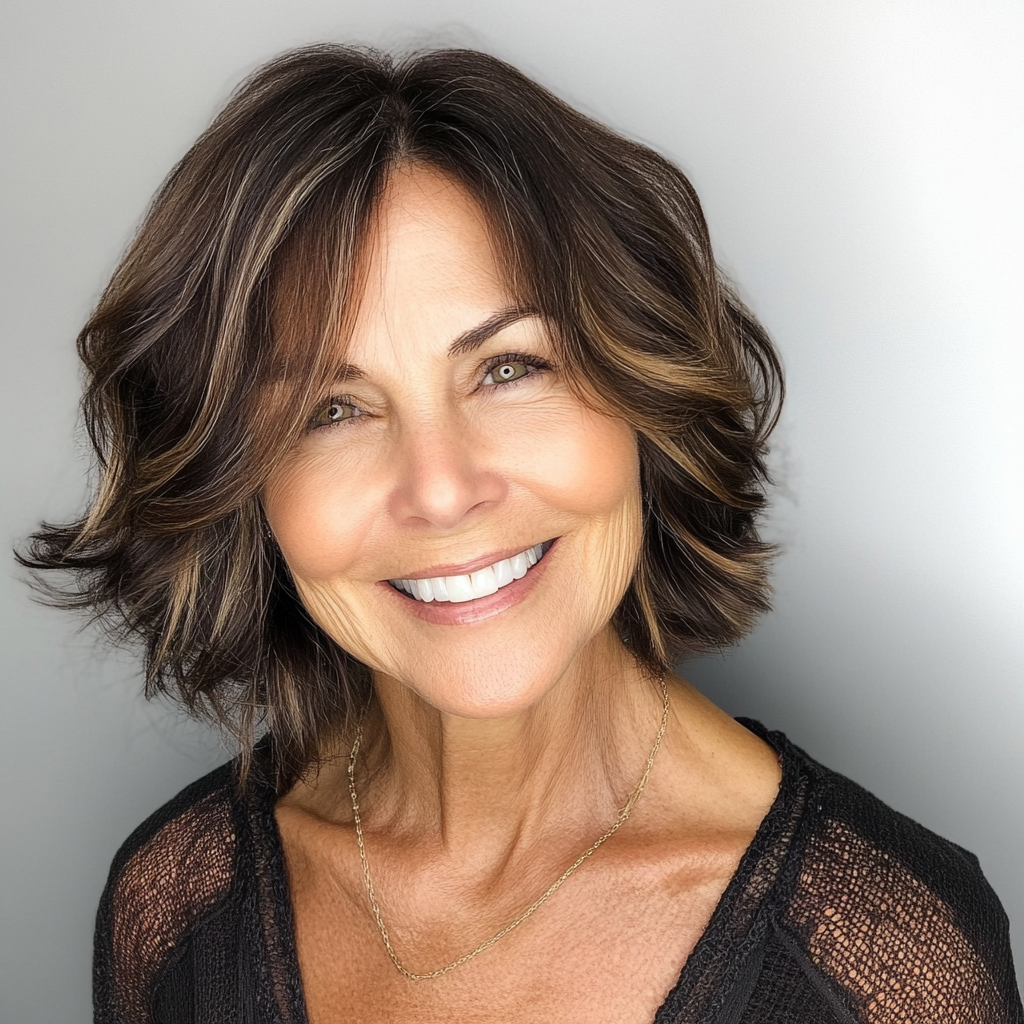 capecod8999 A pretty 60 year old woman with a Textured Bob wi 95ea7fb6 f277 4ebd a4e6 8a93ff5d2aaa 0