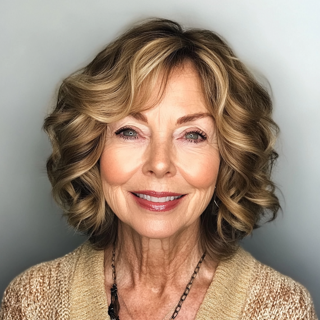 capecod8999 A pretty 70 year old woman with a Wavy Bob with F 7eed69a6 a341 4083 a666 6f4663e095f1 1
