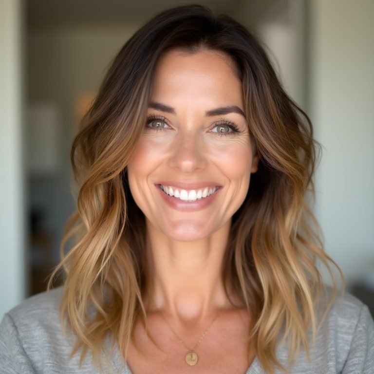 Ombre Color Tips Fall photo